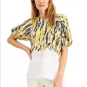 Alfani Printed Top NWT